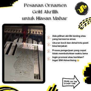 Pembuatan Ornamen Akrilik